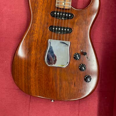 Easy E S-Style SSS Parts Guitar - Mahogany image 2