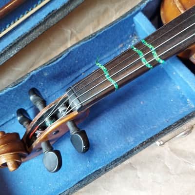 Lewis Model 125 sized 4/4 violin. Germany, Very Good Condition, w/ Case & Bow image 11