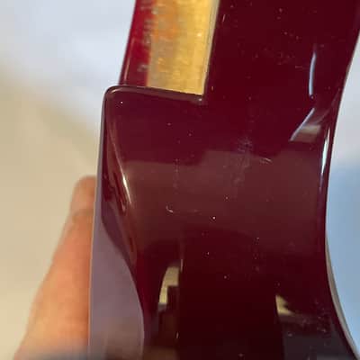 2000's Japan Jackson DKMG Dinky Red Flame Guitar Body Floyd Ready image 18