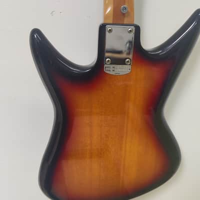 Teisco ET 230 Sharkfin 1967 Sunburst finish Excellent condition image 16