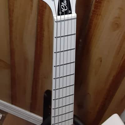 FireFly Brendon Small Snow Horse White Explorer 6 String Electric Guitar image 3