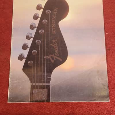 1970 Fender Acoustic Guitars Catalog-Great Color image 1