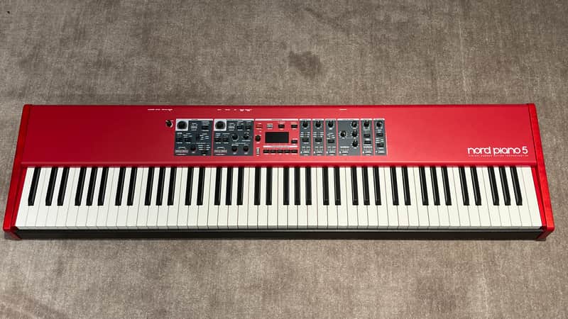 Nord Piano 5 88-Key Digital Piano 2021 - Present - Red - with Pedals