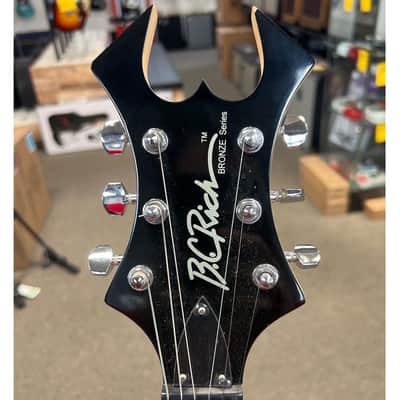 BC Rich Bronze Series Warlock Electric Guitar w/ Gig Bag - Black (Pre-Owned) image 5