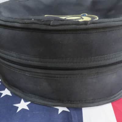 Unbranded Snare Drum with Stand, Drum Key, and Protection Racket Padded Snare Drum Case image 3