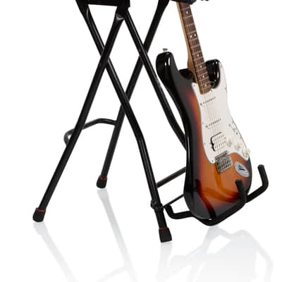 Gator Frameworks Foldable Guitar Stool with Padded Seat and Rear Mounted Guitar Hanger; (GFW-GTRSTOOL) image 2