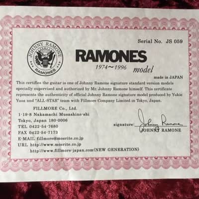 Mosrite Mark II Johnny Ramone Signature Model with OHSC image 10