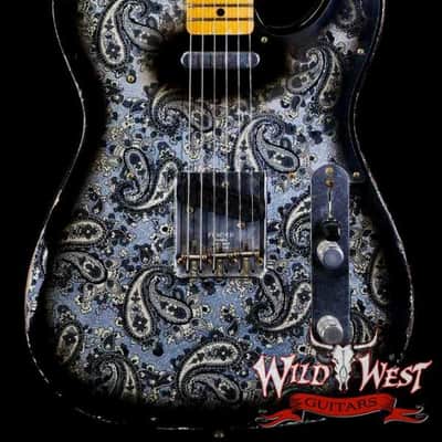 Fender Custom Shop Ron Thorn Masterbuilt 1968 Telecaster Maple Fingerboard Relic Black Paisley image 1