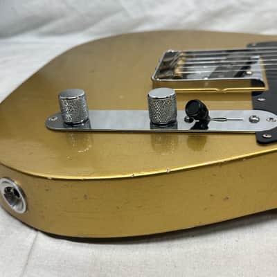 Fender USA Custom Shop Limited Edition Full Throttle Esquire Relic Telecaster Guitar with Case 2003 - Gold / Maple neck image 15
