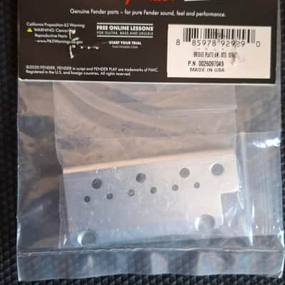 Set of Graph Tech String Saver saddles PG-8001 and Fender American Standard / Series Bridge Plate image 3