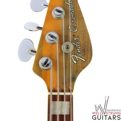 1967 Fender Coronado Bass II - Wildwood "Rainbow Golds" image 4