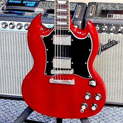 2025 Epiphone SG Standard Electric Guitar w/ Case! Gloss Cherry! VERY NICE!!! image 3