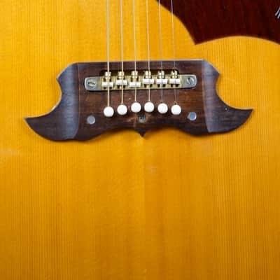 1970s Terada Japan FW504 'Lawsuit' Natural Acoustic Guitar image 5