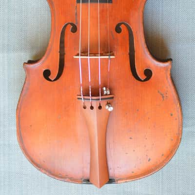 Unbranded 4/4 full size violin 1800's image 2