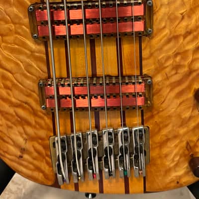 Acacia Matt Friedman Custom 6-String Electric Bass Guitar w/ late 90's - Hand Rubbed image 9