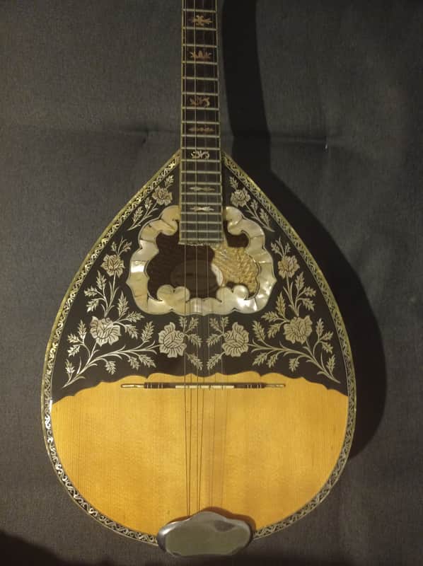 Greek Bouzouki 1980 & hardcase & pickup & 300 backing track with pdf scores 8 string image 1