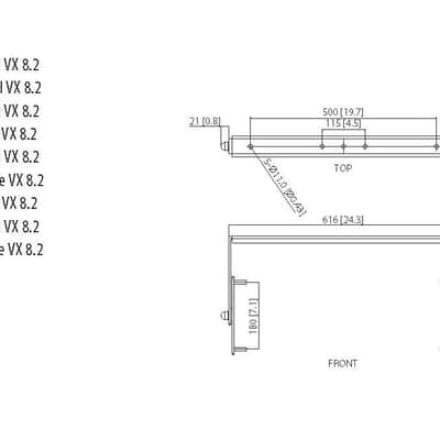 Tannoy Horizontal Yoke Accessory Bracket for VX 8.2 Loudspeakers ‘’ NEW ‘’ Pair image 7