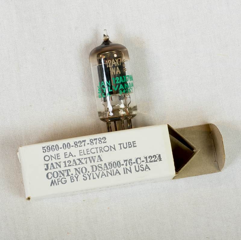 NOS Sylvania JAN 12AX7 Vacuum Tube – Tests Like New image 1