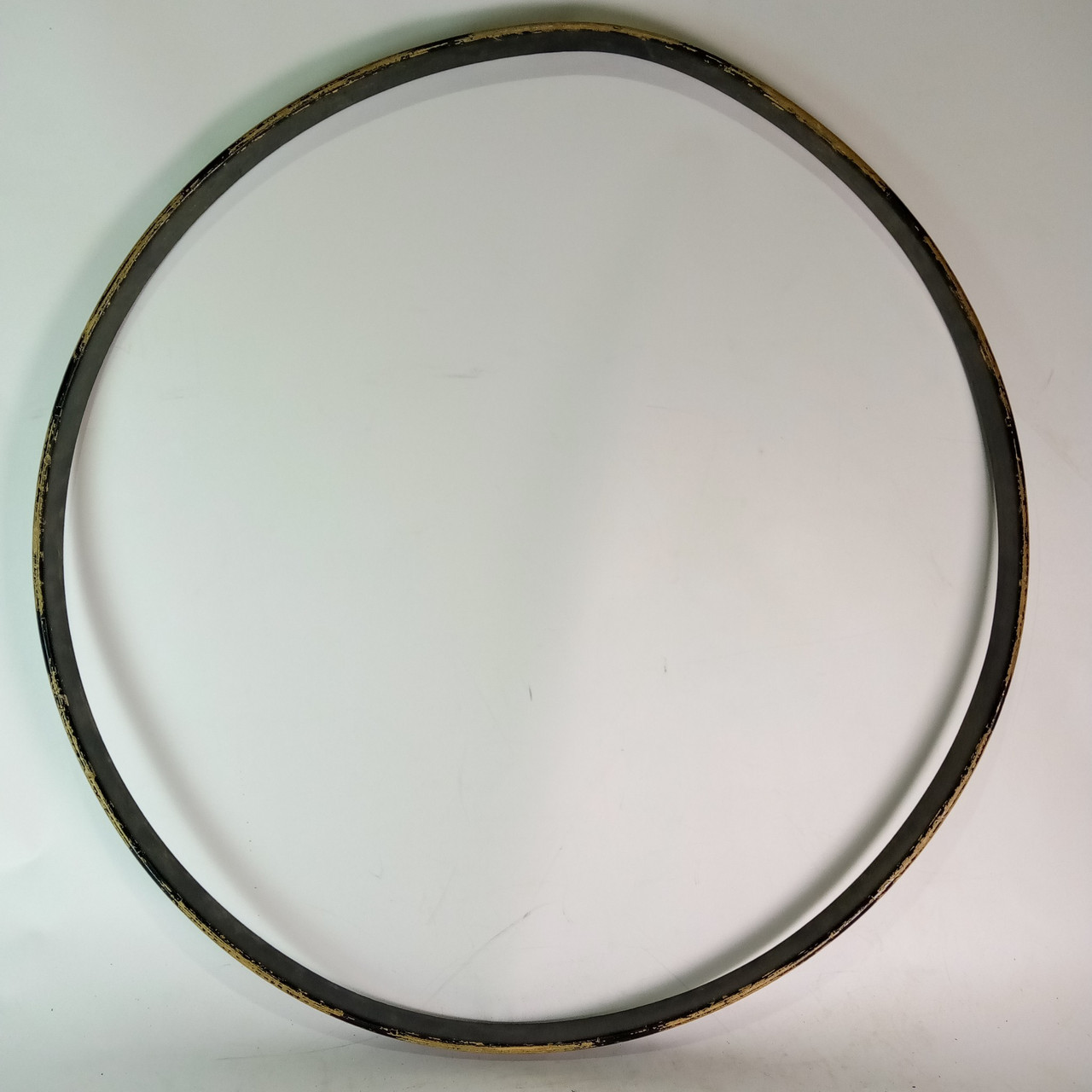 Slingerland 30"COW Concert Bass Drum Hoop Rim Marching Parade 60s US Chrome-Wood — main photograph