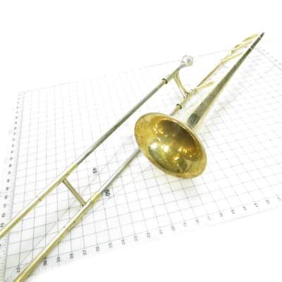 King, by H.N. White Demonstrator Medium Bore Low Pitch Trombone Late 1920s - Brass image 2
