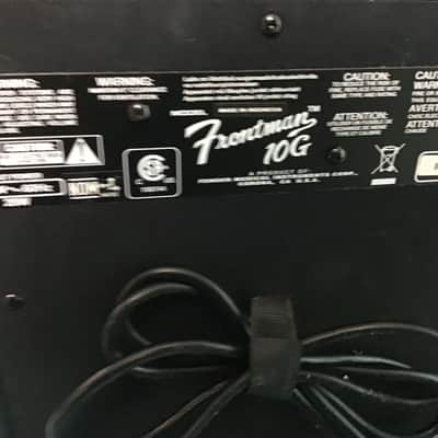 Fender Frontman 10G 10-Watt 1x6" Guitar Practice Amp 2007 - Present - Black image 5