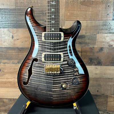 SALE! PRS 40th Anniversary Custom 24-08 Semi-Hollow, Charcoal Tri-Color Burst, 10 Top, Free Ship, 065 image 1