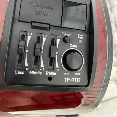 Takamine GD-30CE 12 Acoustic/Electric 12-String Guitar – Wine Red image 10