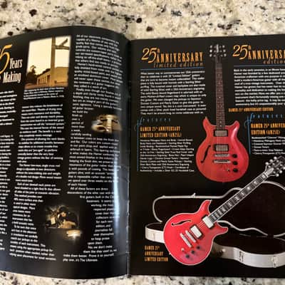 Hamer Catalog 1999 25th anniversary artist studio standard phantom Rick Nielsen slammer image 4