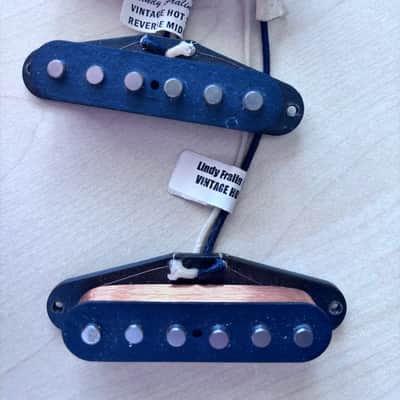 Lindy Fralin Strat Vintage Hot Pickup Set 2010s - White image 4