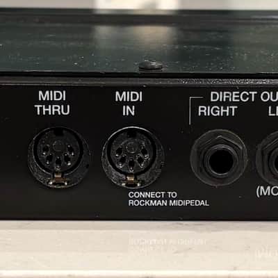 Vintage SR&D Rockman XPR 100 Midi Programmable Stereo Multi-Processor BUNDLE w/ Original MIDI Pedal Board & Original Manual – 100% Operational image 7