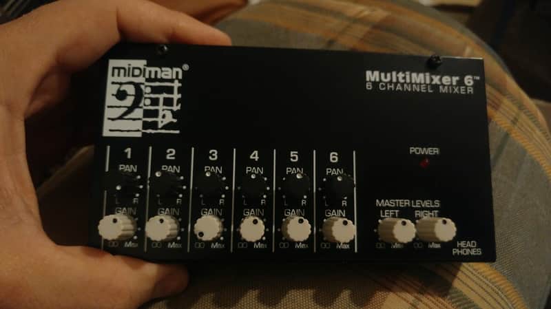 Midiman Multimixer 6 Channel Mini Mixer & Power Supply image 1