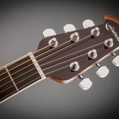 Ovation Celebrity Acoustic/Electric Guitar - Trans Ruby Red image 4