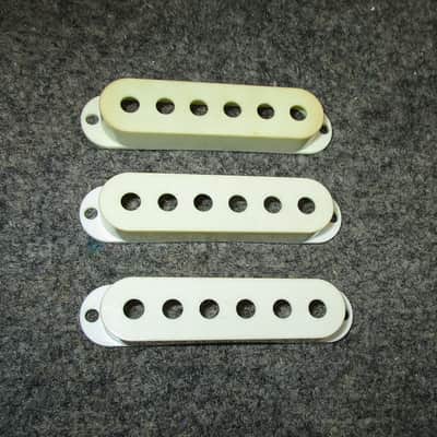 Three 1960s-early ‘70s Fender Stratocaster pickup covers image 1