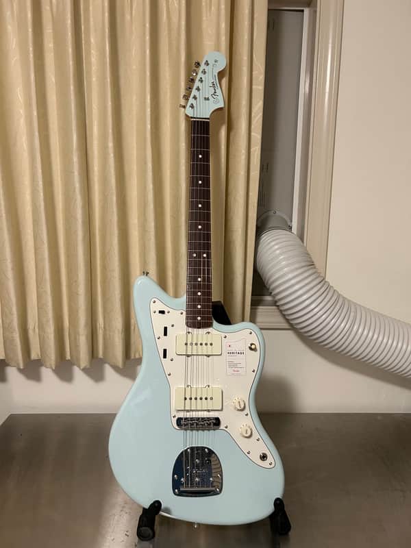 Fender Japan Heritage 60s Jazzmaster 2023 - Sonic Blue | Reverb