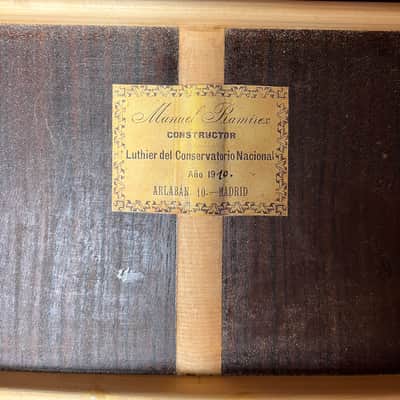 Lorenzo Frignani 1910 Manuel Ramirez copy 2015 - Shellac, French polish image 7