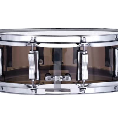 Ludwig Vistalite Bronze 5x14" Zep Bonham Snare Drum Molded Acrylic with Bowtie Lugs | Made in the USA | Authorized Dealer image 3