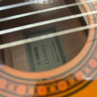 Yamaha CGS102A Half-Size Classical Guitar - Natural image 7