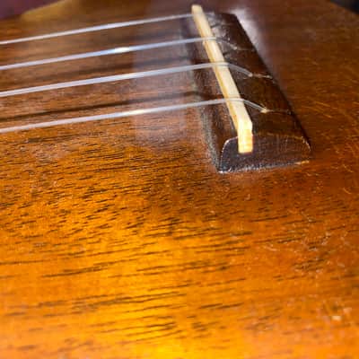 Brown Tortoiseshell Binding: Gibson Uke-1 1950 Near Mint with Soft Case - Mahogany image 6