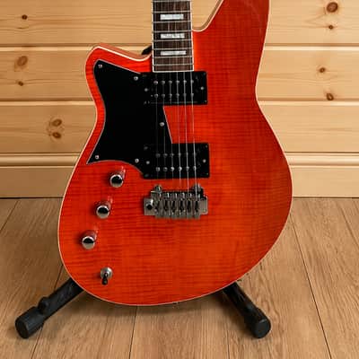 Lefty Bayonet RA(Railhammer) FM (Flame Maple) in Rock Orange image 8