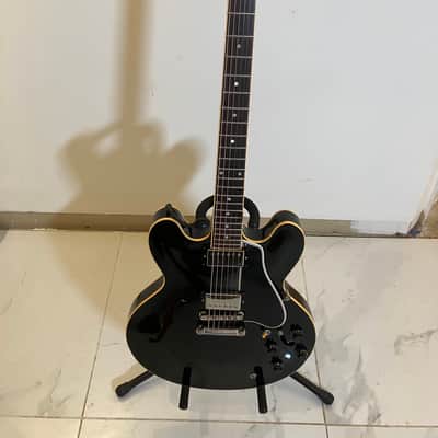 Gibson ES-335 Memphis Dot Fatneck ‘59’ Re-issue 2008 - Gloss Ebony image 2