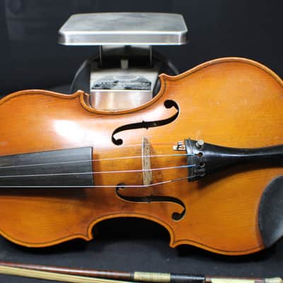 A Vintage Antonius Stradivarius Full Size 4/4 Violin, Bow & Case Ready to Play # 10 V image 3