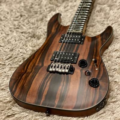 Schecter C-1 Exotic Ebony in Natural Satin image 1