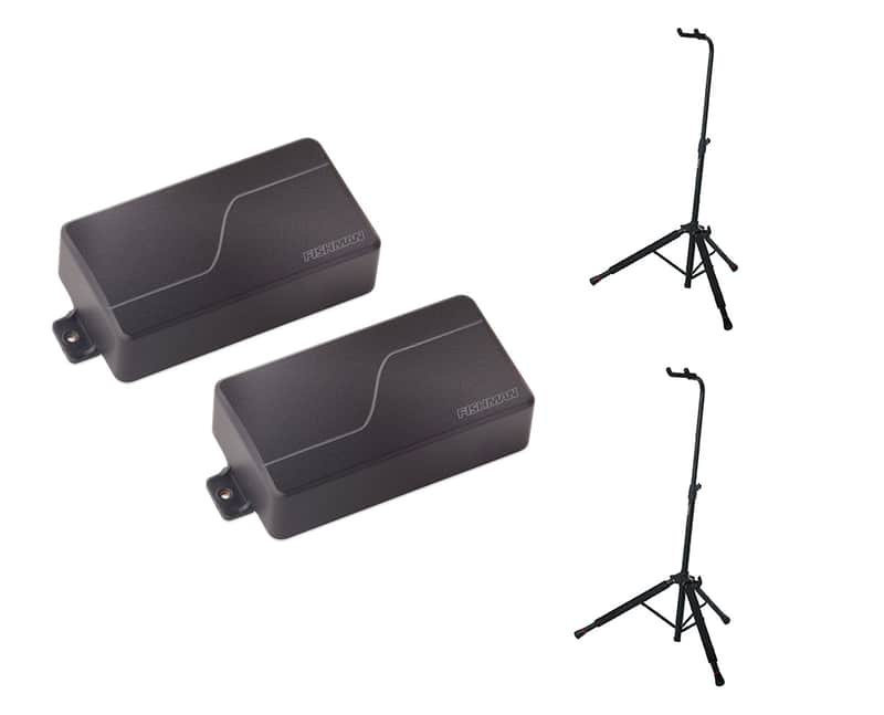 Fishman Fluence Killswitch Engage 6-St HB Set + 2 Gator Hanging Guitar Stands image 1