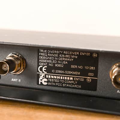 Sennheiser EM 100 G2 Receiver w/ SK 100 G3 Bodypack - B Range (NO PSU) CG010Y2 image 7