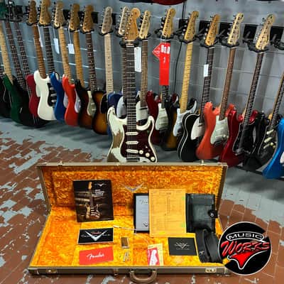 Fender   Custom Shop Stratocaster Ltd 62 Super Heavy Relic Aged Olympic White 2020 image 8