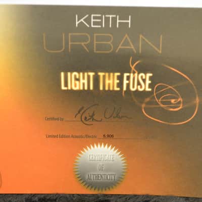 Keith Urban Light The Fuse Collection Limited Edition 6-String Acoustic Electric Guitar image 4