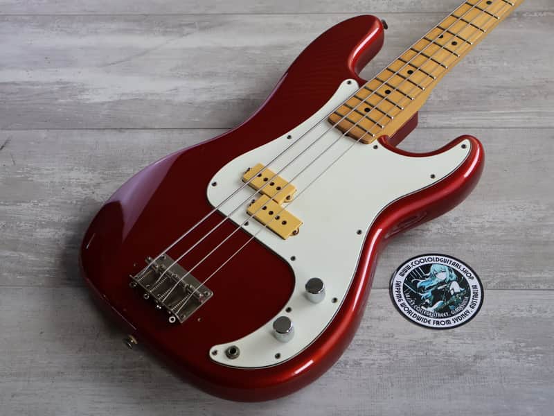 1980 Aria Pro II Japan Precision Bass (Metallic Red) image 1