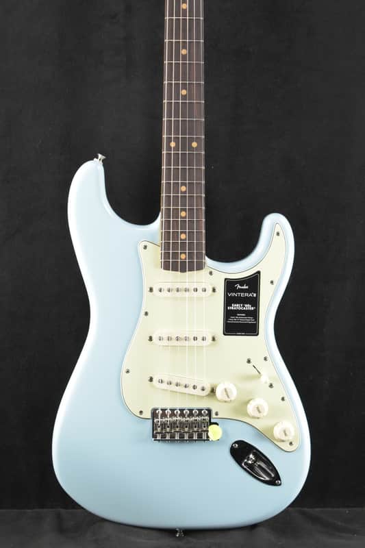 Fender Vintera III Early '60s Stratocaster Sonic Blue Rosewood Fingerboard image 1