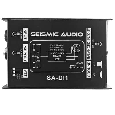 Passive Direct Box w/ Ground Lift-Attenuator Switch  DI image 3
