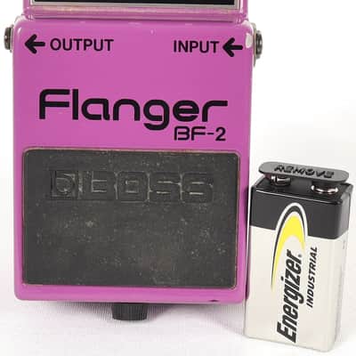 1985 Boss BF-2 Flanger Electric Guitar Effect Pedal Green Label Japan image 1